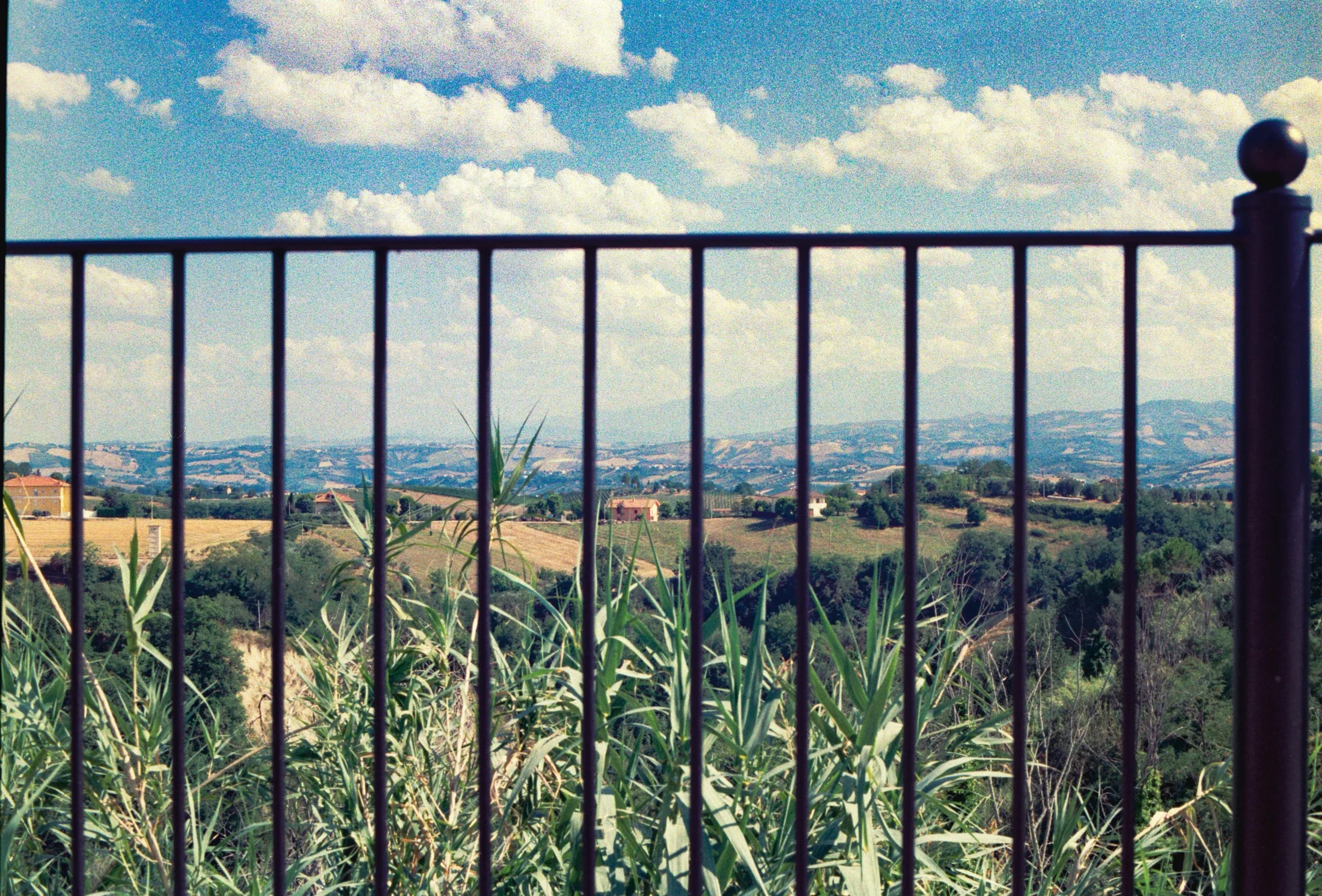 Aluminum fence example